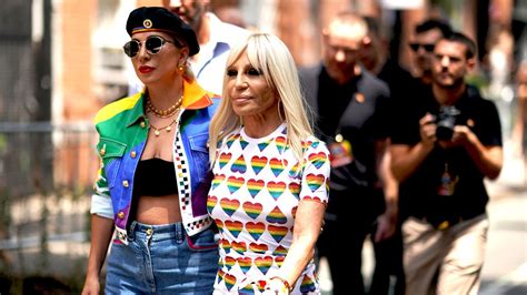 lady gaga donatella versace friendship|lady gaga versace capsules.